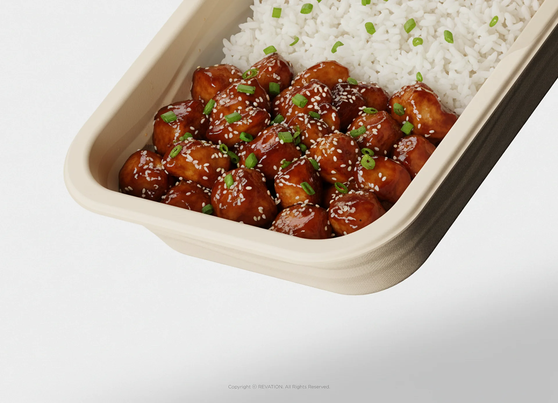 티웨이항공의 기내식 페이퍼 몰드 트레이