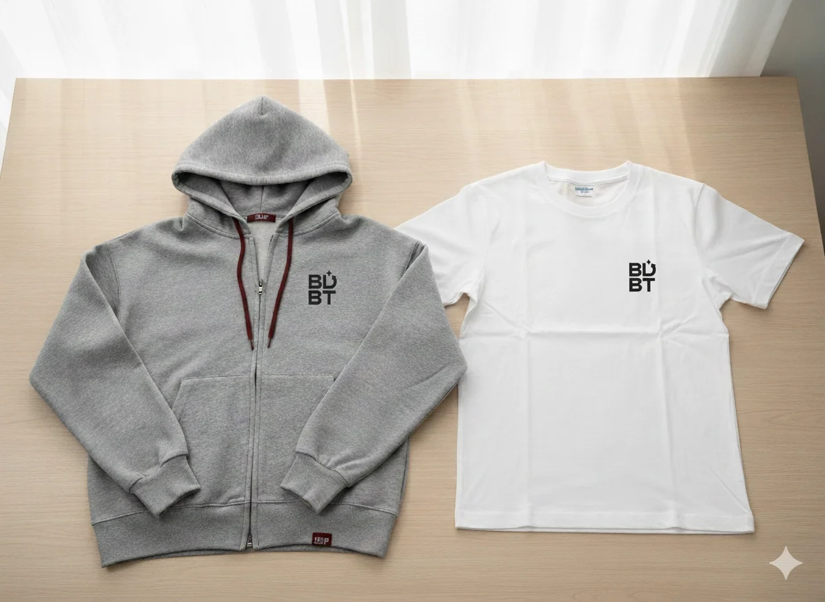 워크숍 단체 후드집업 자수, 티셔츠 DTF 전사 디테일