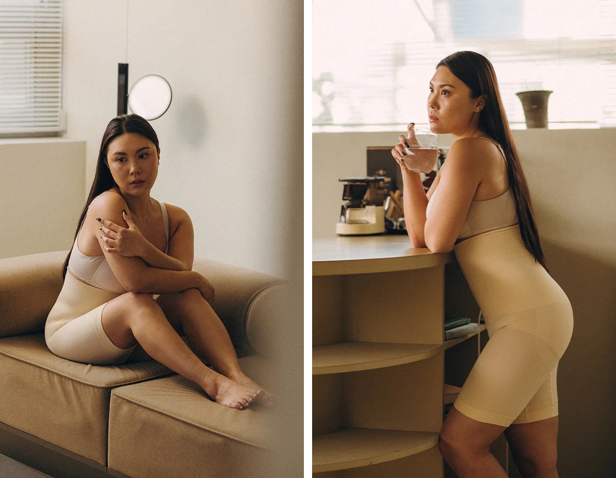 너리싱, 속옷 제품 '바디쉐이퍼' 모델컷