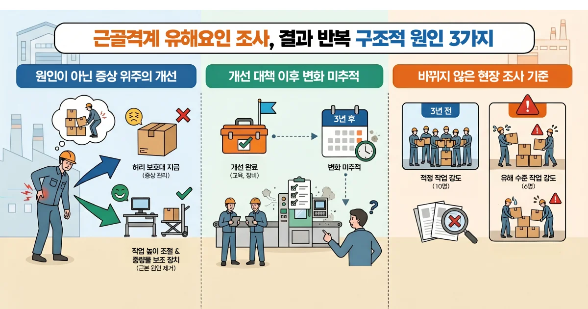 근골격계 유해요인 조사 보건관리자