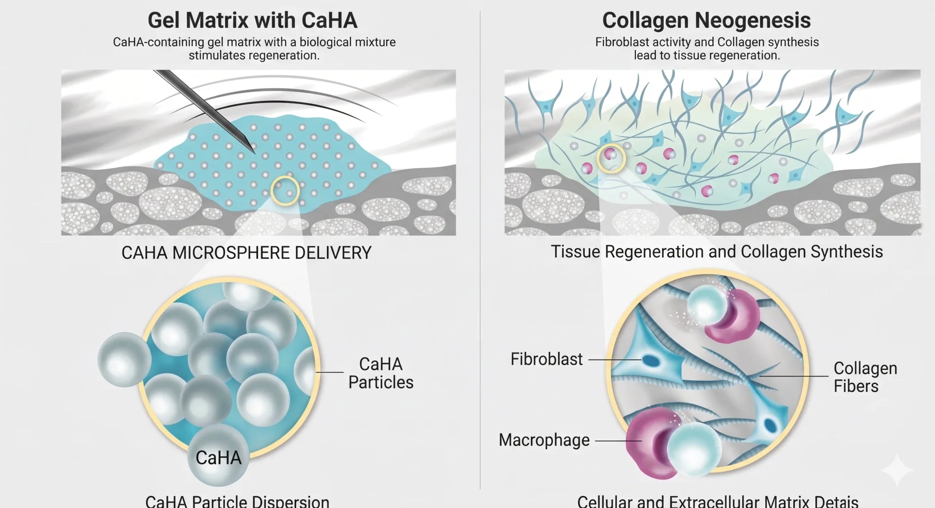 Mechanism of Radiesse