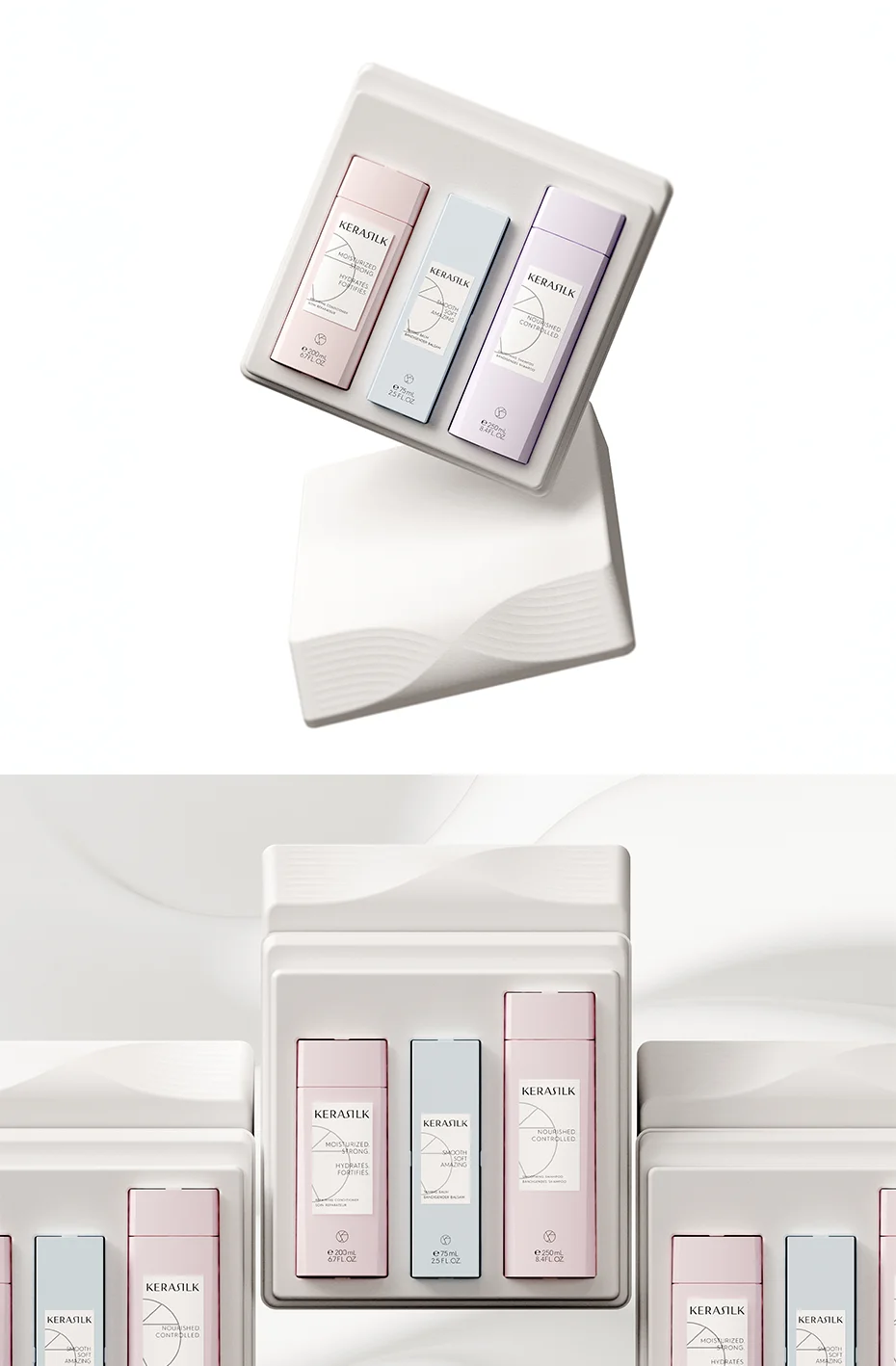 페이퍼 몰드로 만든 화장품 친환경 패키지 사례