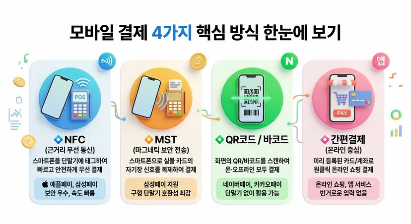 모바일 결제 방식