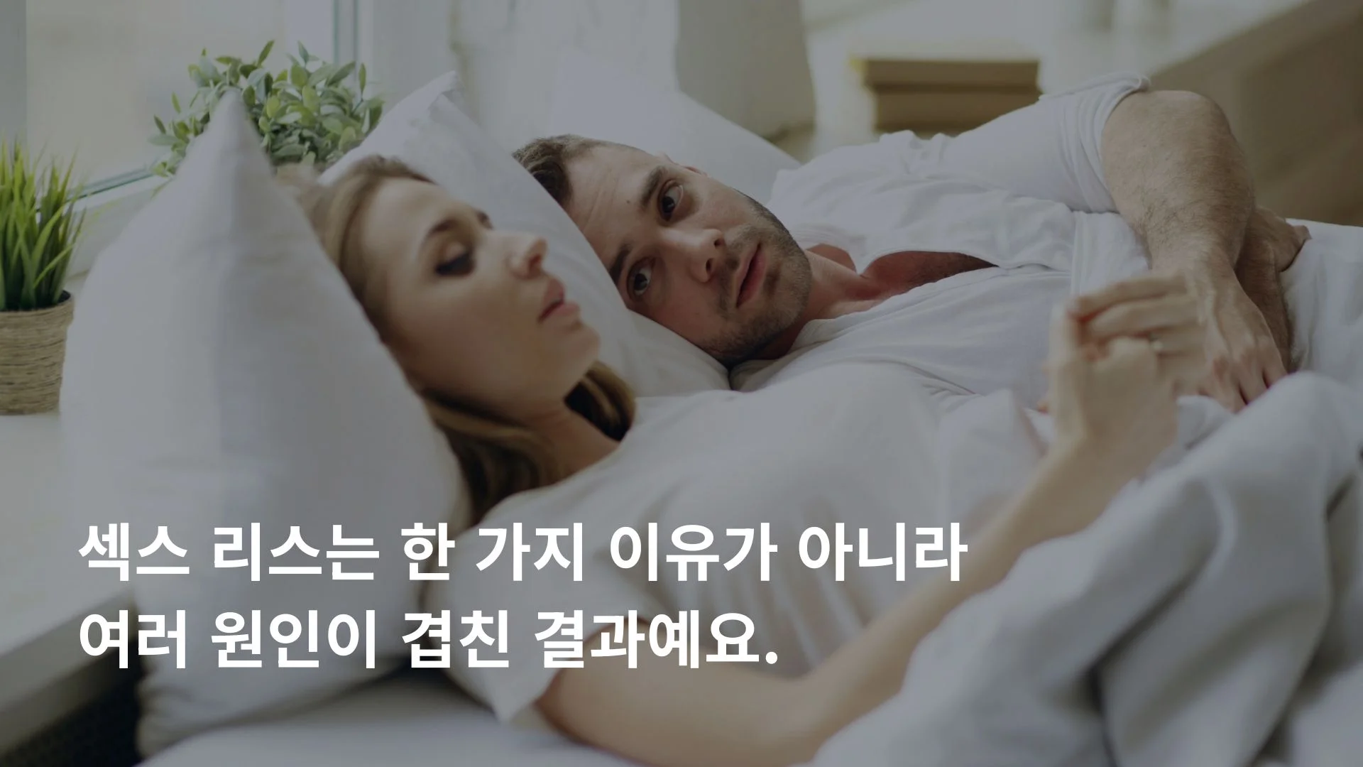 섹스 리스 커플 원인 심리 관계 기대 신체 요인