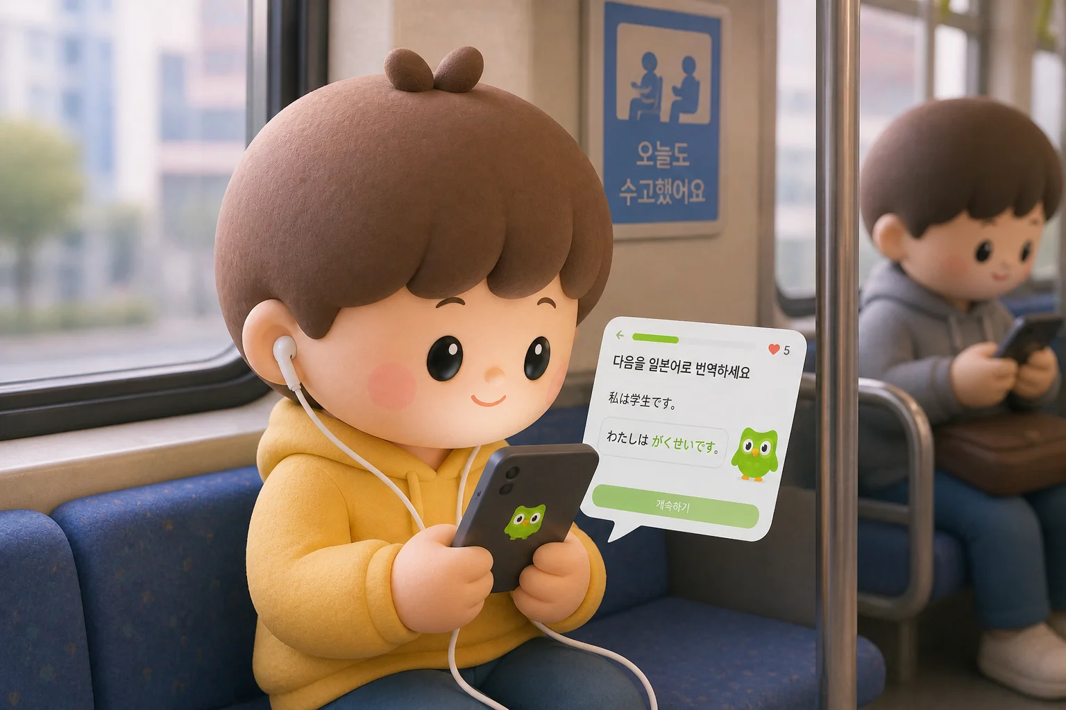 듀오링고 일본어 장단점