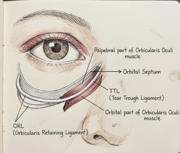 Anatomical Diagram Of The Under-Eye Area