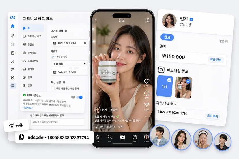 인스타파트너십광고-AtoZ-파트너십광고장점