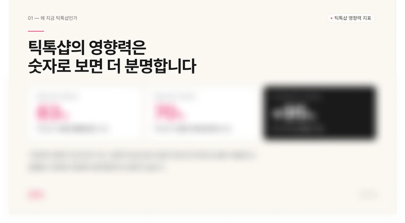 미국 틱톡샵 전략
