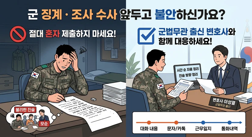 군인 징계 위원회 조사 해야할 일