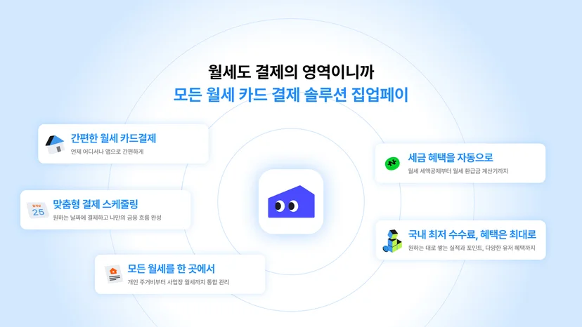 월세 카드결제 집업페이 장점 및 혜택 정리본