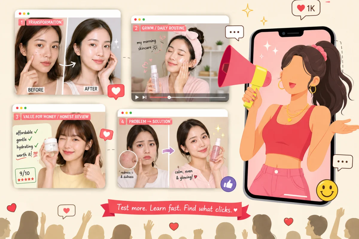 인플루언서마케팅-인스타파트너십광고-인플루언서시딩-ROI극대화전략-크리에이티브테스트-소구점테스트-마이크로인플루언서