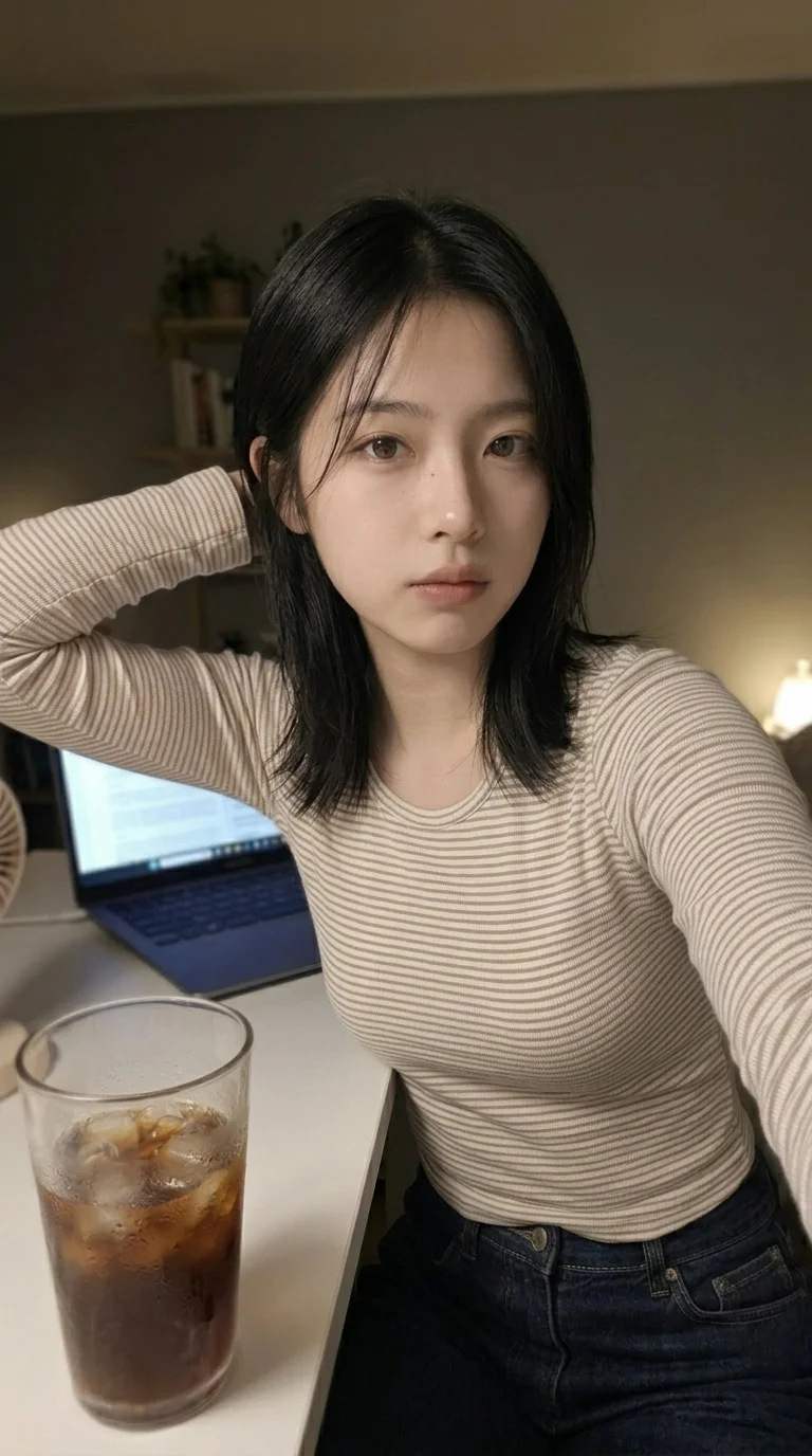 AI 인플루언서 후킹 첫 프레임 베리에이션 1