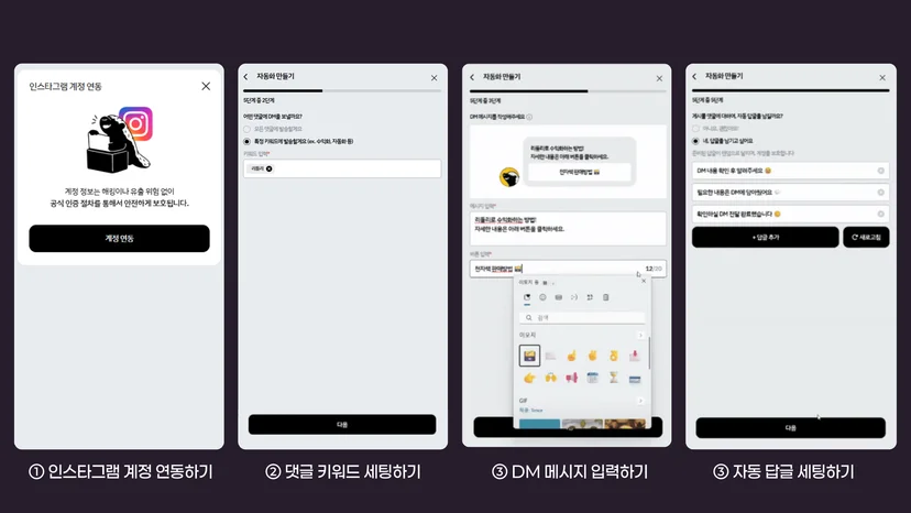 리틀리 인스타그램 자동 DM 설정하는 법