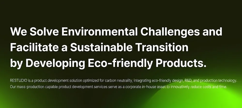 One-Stop Eco-Friendly Packaging Solution, RESTUDIO