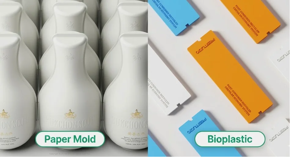 Paper Mold: A 100% recyclable eco-friendly material that replaces plastic packaging with natural resource-based pulp