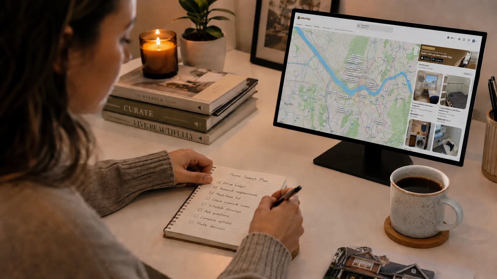 Start with a checklist before browsing Enkostay listings