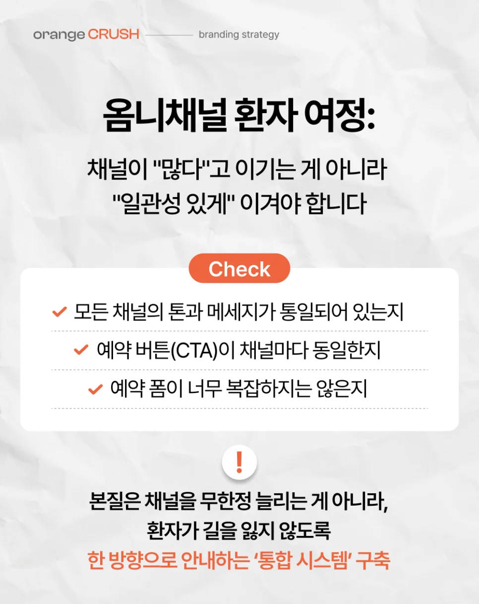 옴니채널 환자 여정