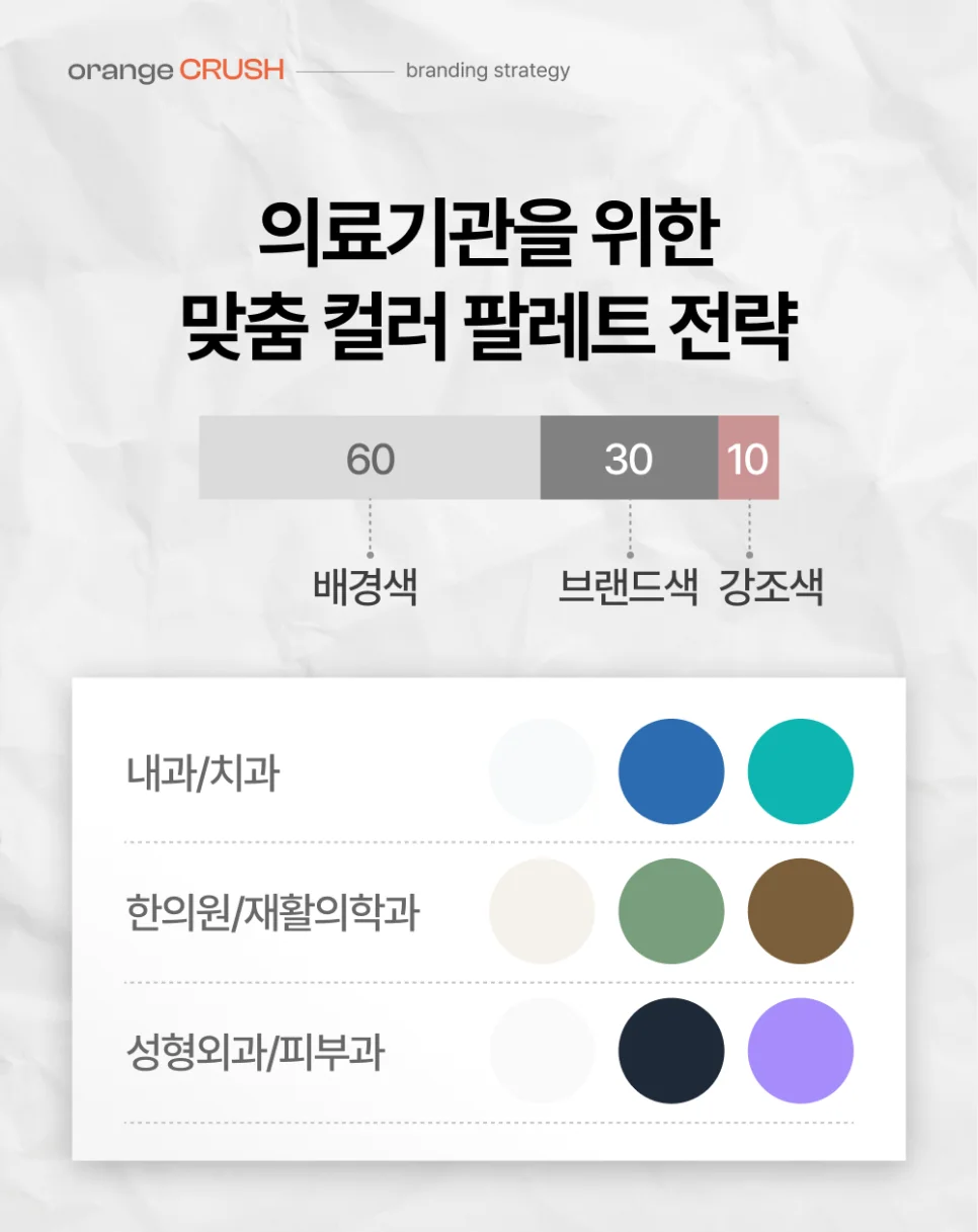 의료기관용 맞춤 컬러 팔레트