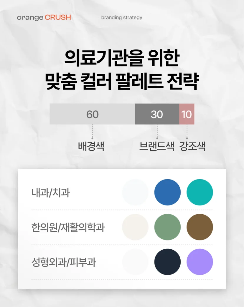 의료기관용 맞춤 컬러 팔레트
