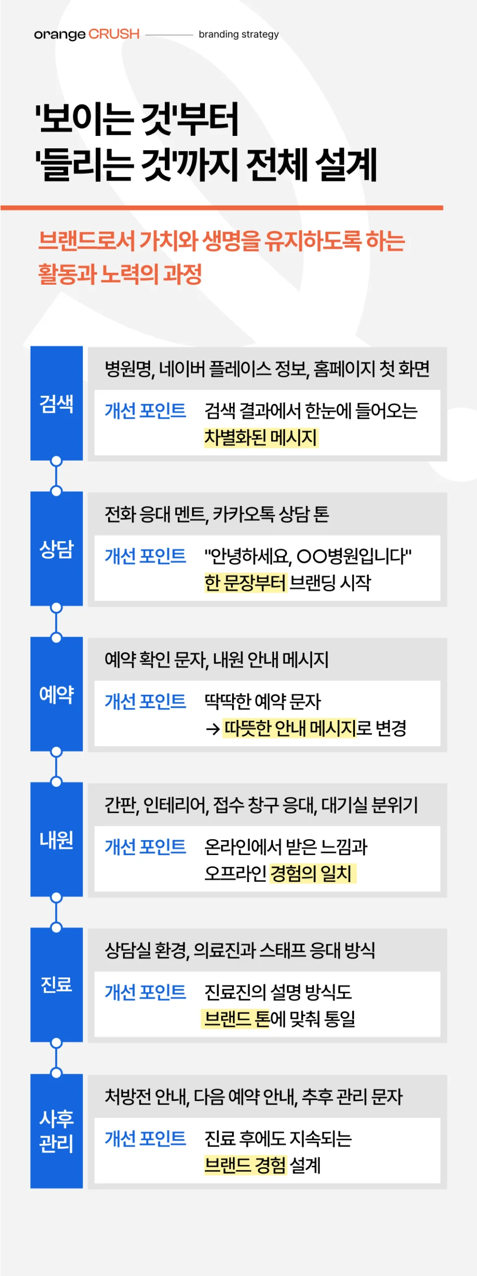 브랜드 활동 및 범위 전반 정리