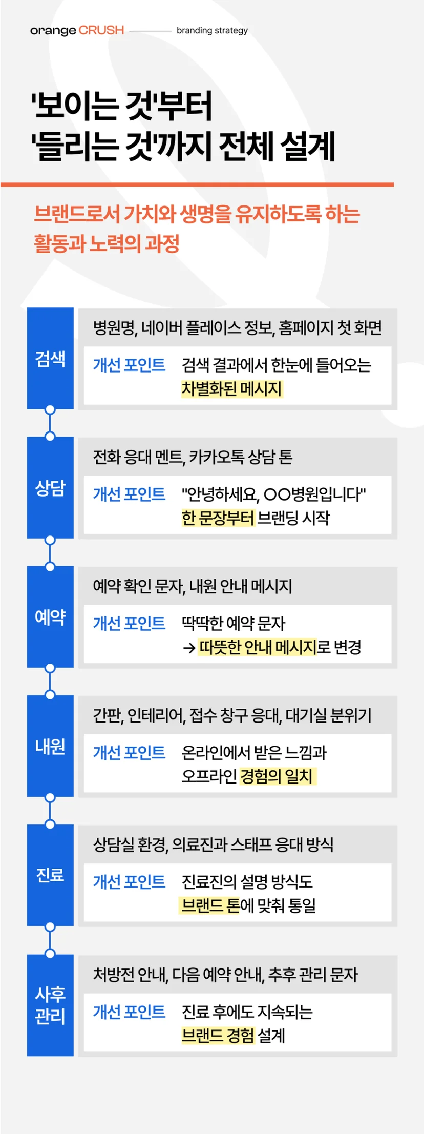 브랜드 활동 및 범위 전반 정리