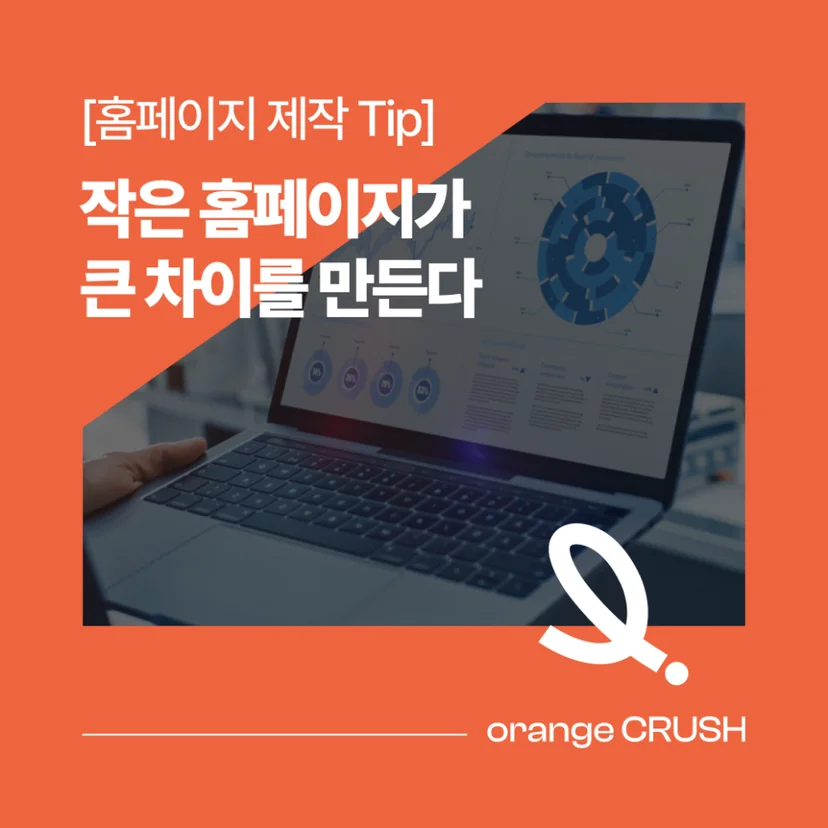 작은 홈페이지, 큰 차이