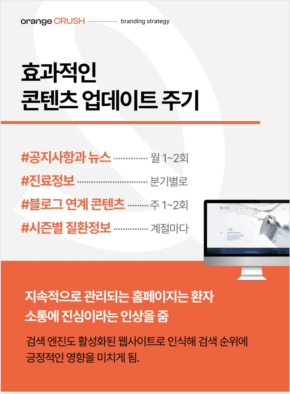 효과적인 콘텐츠 업데이트 주기