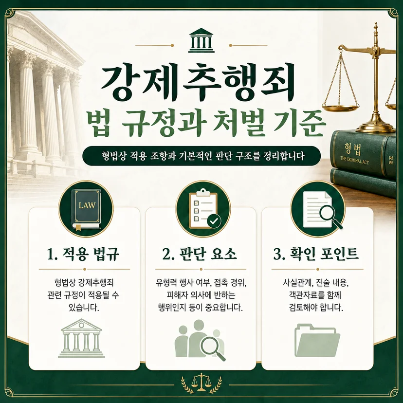 강제추행키스 고소 신고 증거