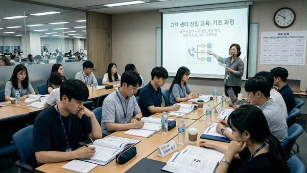 AI상담사교육, 고객센터AI도입, AICC, 상담매뉴얼단축, 실시간AI추천답변, 콜센터교육비절감, 상담품질표준화, 신입사원스크립트학습, 스마트고객센터, AI운영방식