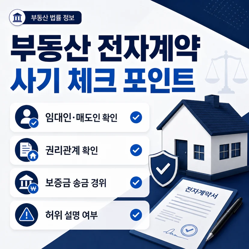 부동산 전자계약 사기 유형
