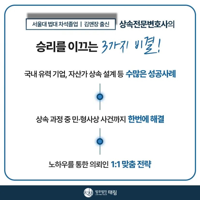 상속전문변호사 상담 | 유류분 반환청구·상속재산분할 | 법무법인 태림