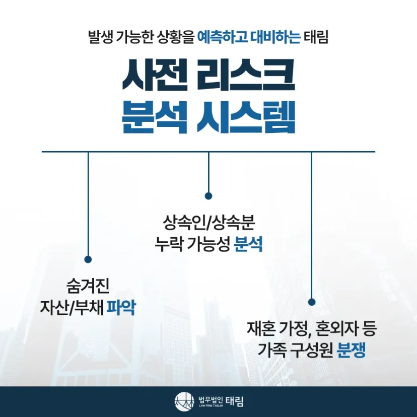 상속전문변호사 상담 | 유류분 반환청구·상속재산분할 | 법무법인 태림