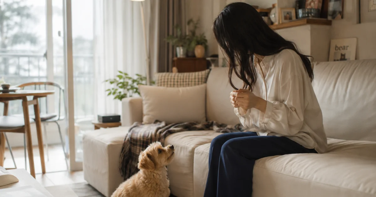 강아지 소파 행동 문제 대처법 — 못올라오게, 계단, 긁기, 소파 밑