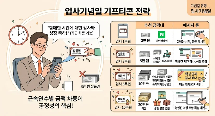 기념일 유형 ② 입사기념일
