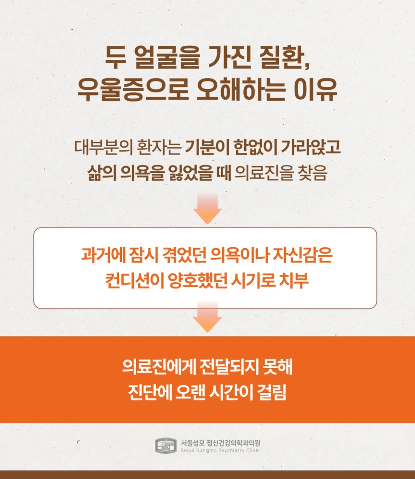 조울증을 우울증으로 오해하는 이유