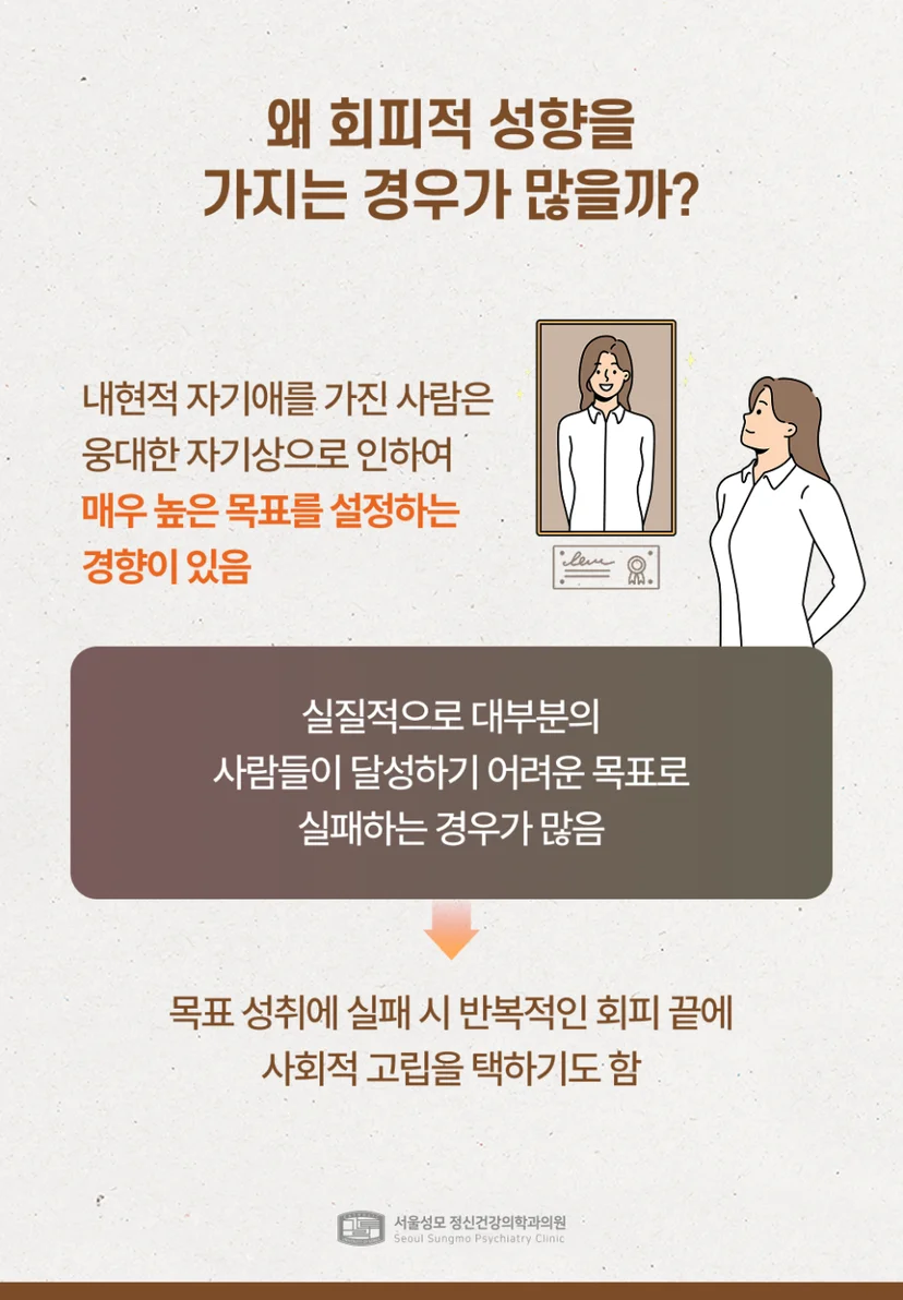 회피적 성향이 많은 이유