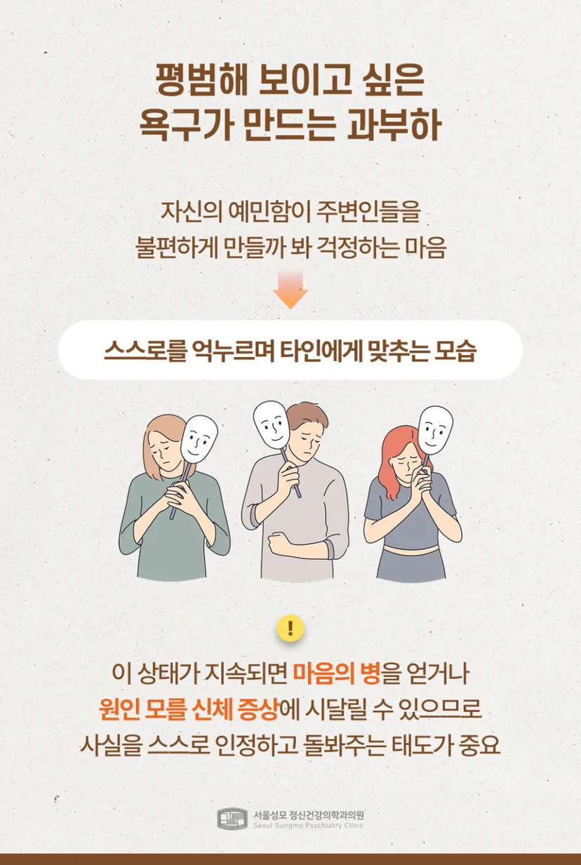HSP 신체증상 마음의 병