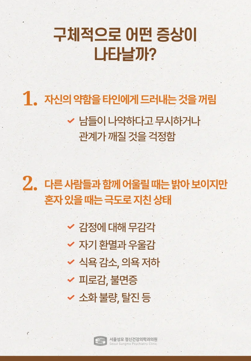미소우울증 증상