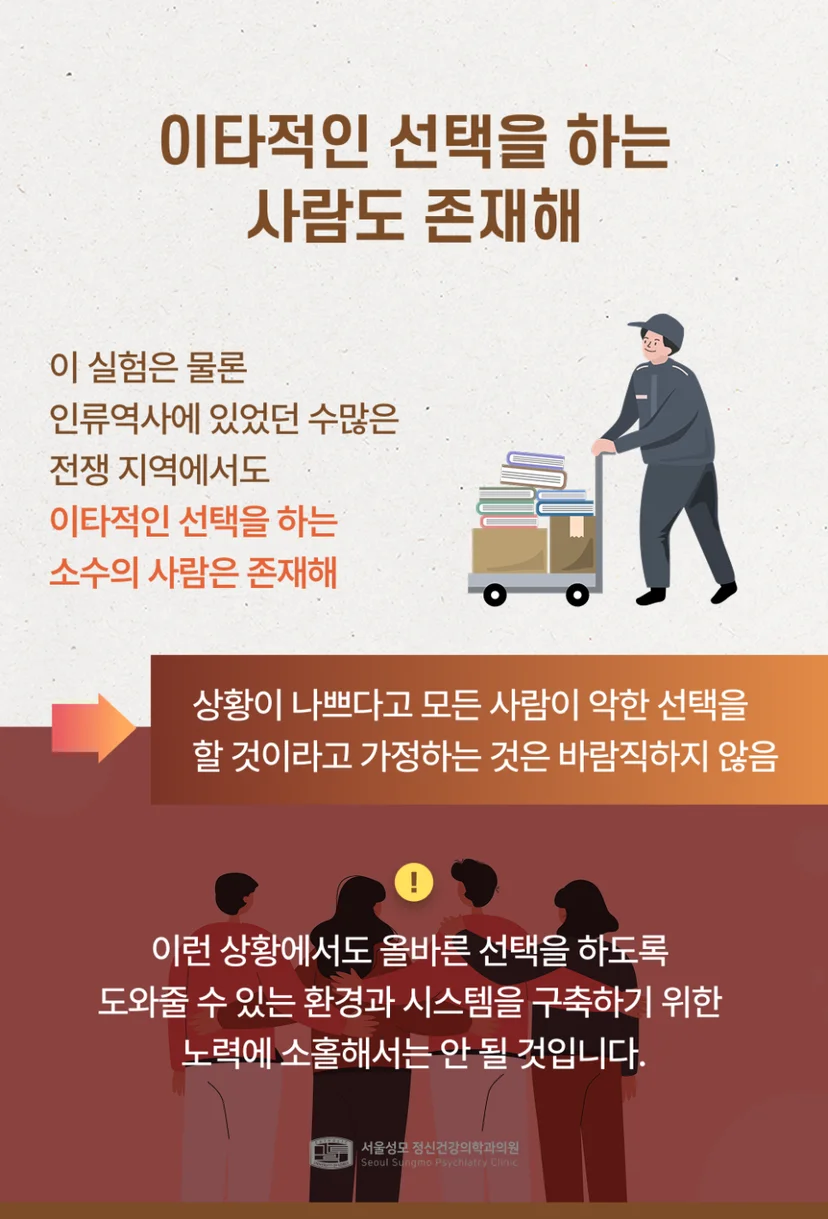 이타적 선택을 하는 소수