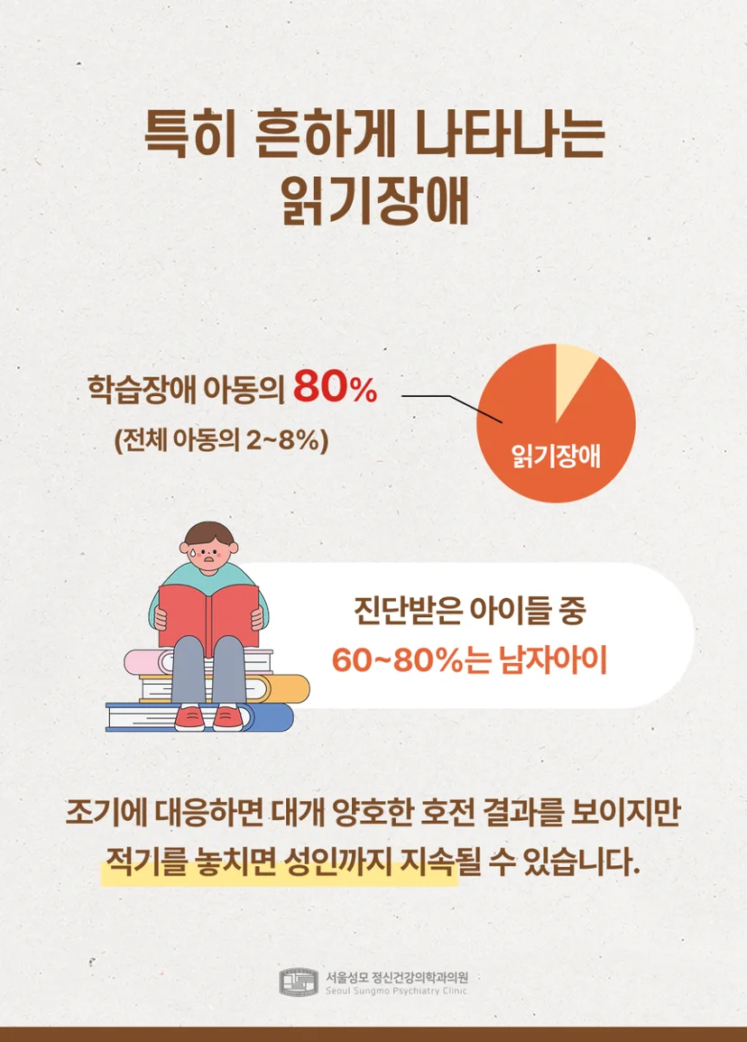 흔한 유형의 읽기장애