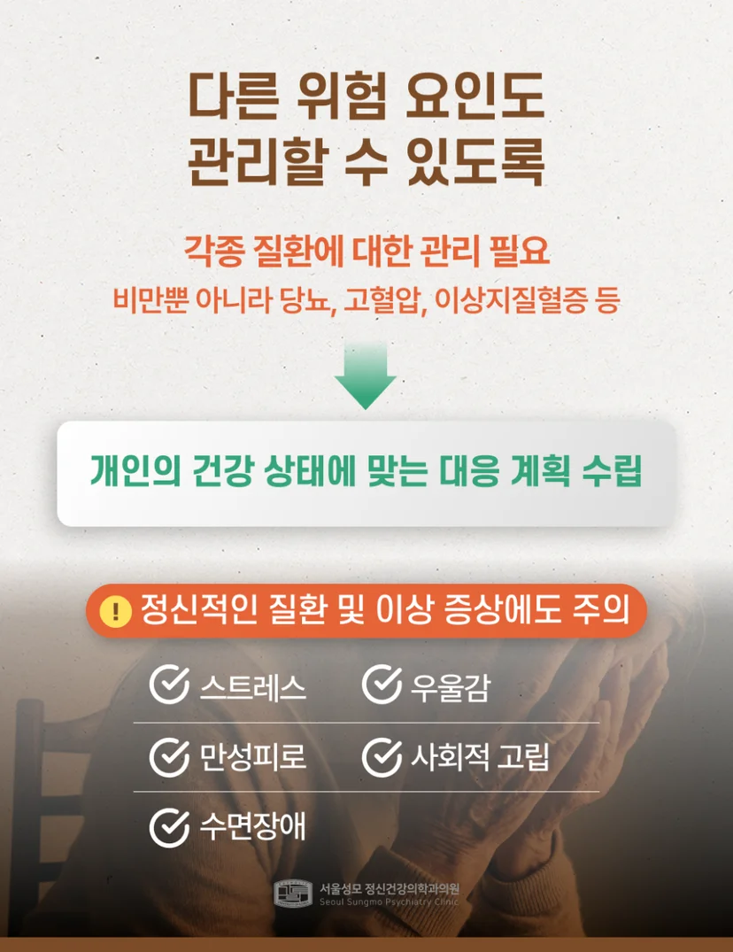 치매 위험 요인 관리의 중요성
