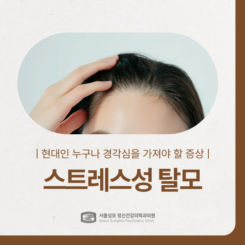 스트레스성 탈모 표지