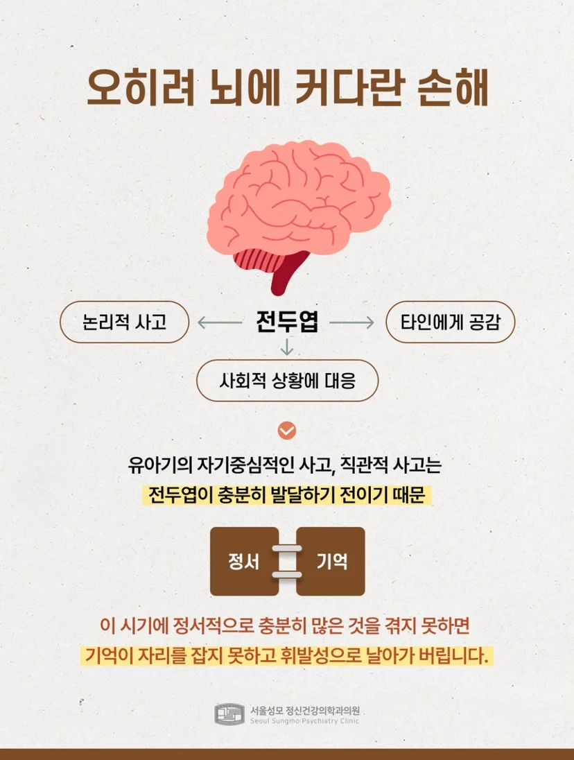 오히려 뇌에 손해를 주는 조기교육