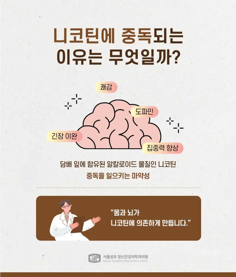 니코틴 중독 원인