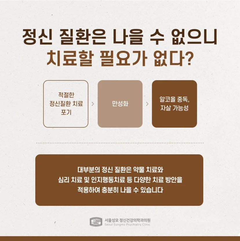 정신 질환 치료 설명