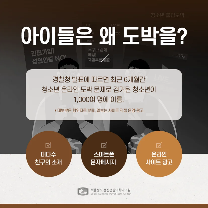 청소년 온라인 도박 통계