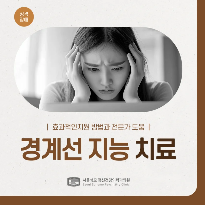 경계선 지능 치료 표지
