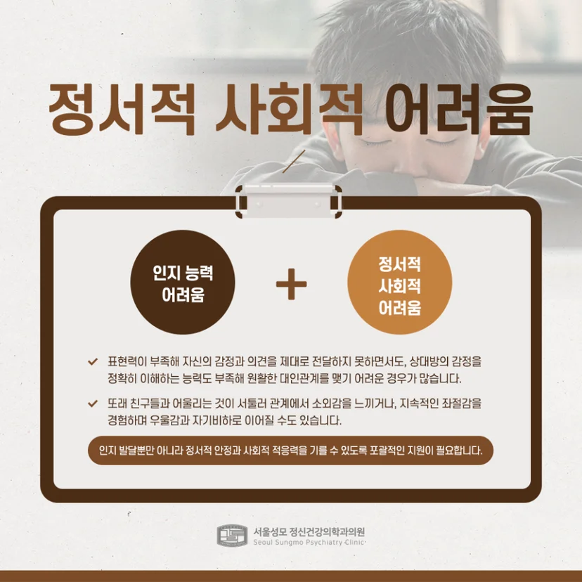 경계선 지능 정서적 및 사회적 어려움