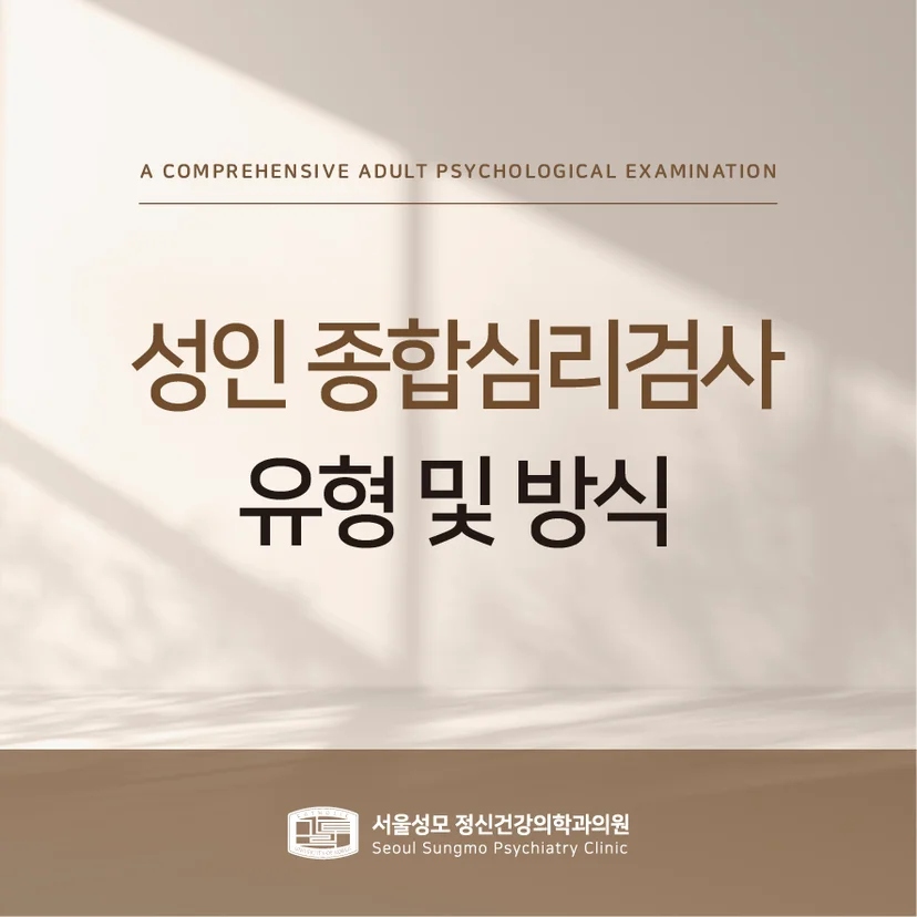 성인 종합심리검사 표지