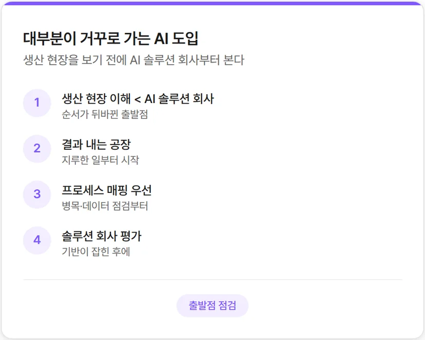 AI 도입 접근 방식